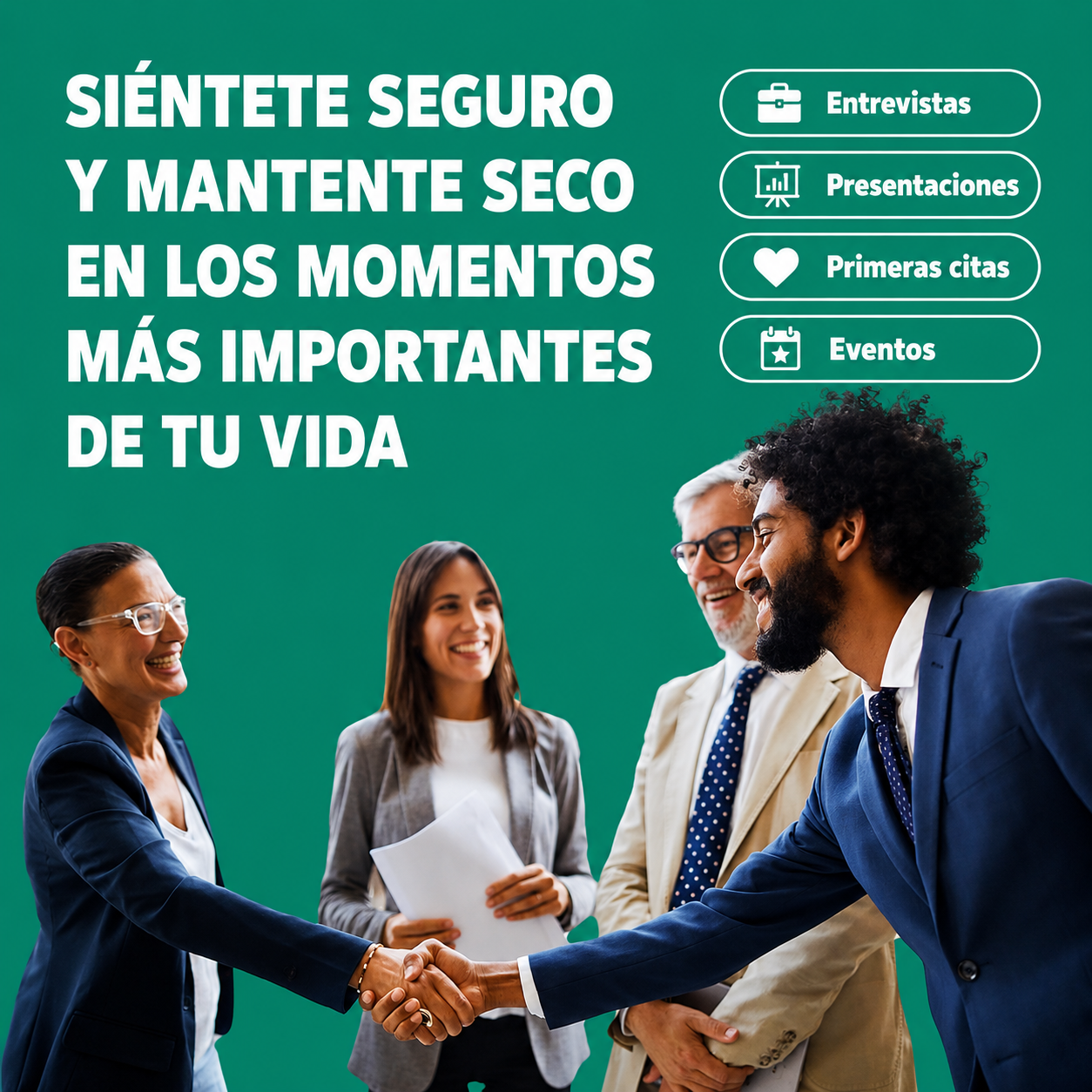 Desodorante antitranspirante | Reduce la sudoración de las axilas