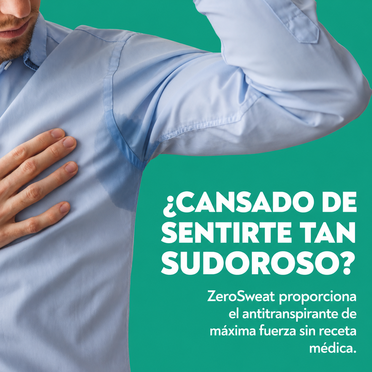 Desodorante antitranspirante | Reduce la sudoración de las axilas